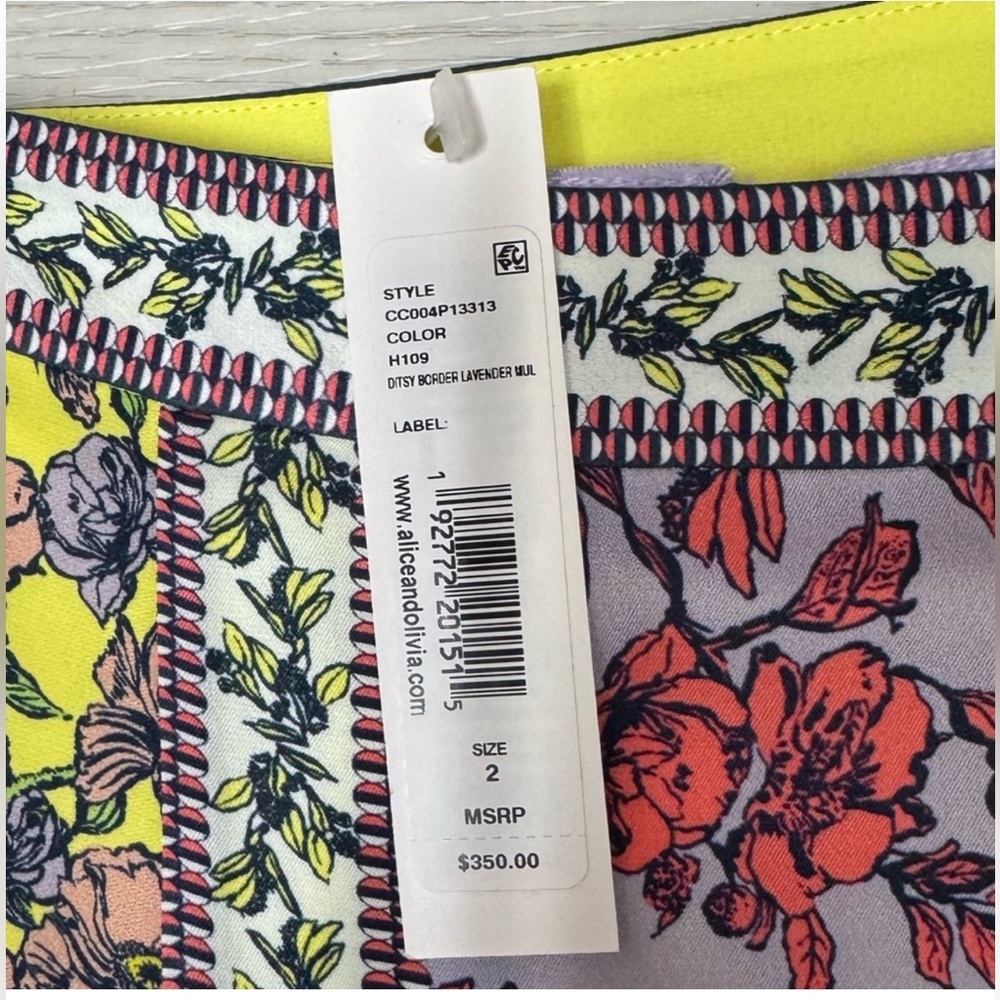 Alice + Olivia Athena Midi Skirt. - Picture 9 of 10